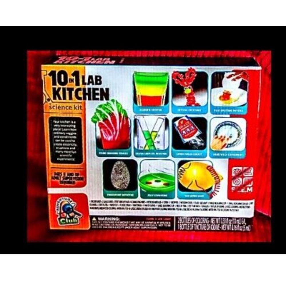 Adventure club -10 in 1 Lab Kitchen Science Kit